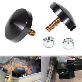 9.9102G Low Profile Bump Stop for cars, trucks and SUVs, Black - 2PCS