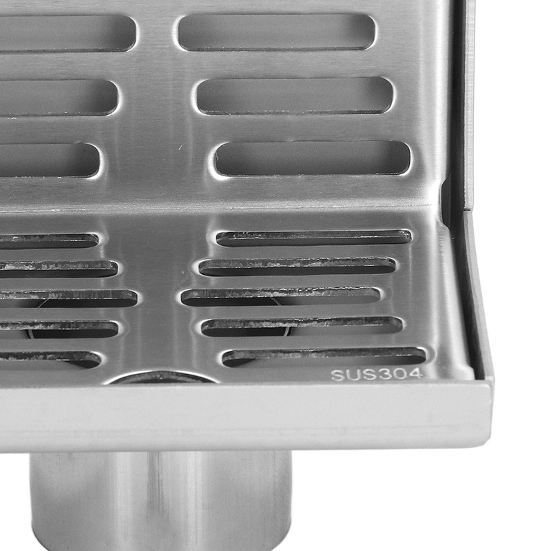 Corner Floor Drain 304 Stainless Steel Surfaces Drawing Process L