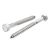sourcing map Hex Lag Screws, M6 x 60mm 304 Stainless