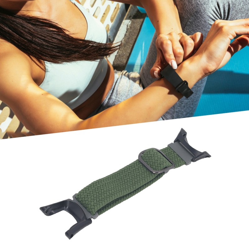 Nylon Weaving Watchband Adjustable Washable Breathable Lightweight Nylon Braided Watch