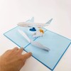 Jet Airplane Pop Up Card - Birthday Card, Graduation Card,