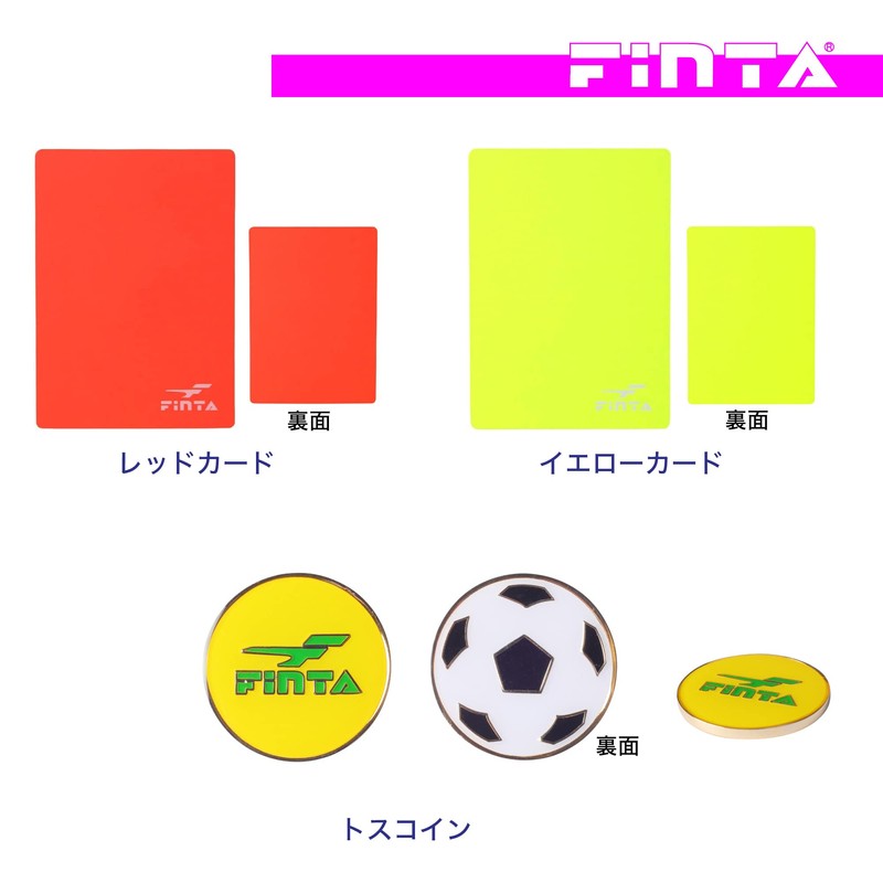 FINTA FT3800 Soccer Futsal Referee Starter Set with 2 Patch