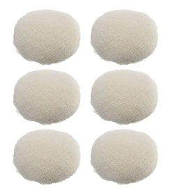 WANGCL 6PCS 7Inch Bonnet Polishing Pads Car Buffing Wheel Pads Lambs Wool Polisher Pad Kit for Car Furniture Glass