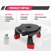 Universal Oil Filter Wrench with 1/2'' Adapter 3/8'' Square Drive