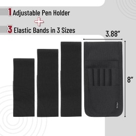 Mr. Pen Adjustable Elastic Pen Holder for Notebooks, Planners and Journals