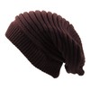 RW Rasta Long Slinky Beanie Hats (Plum)