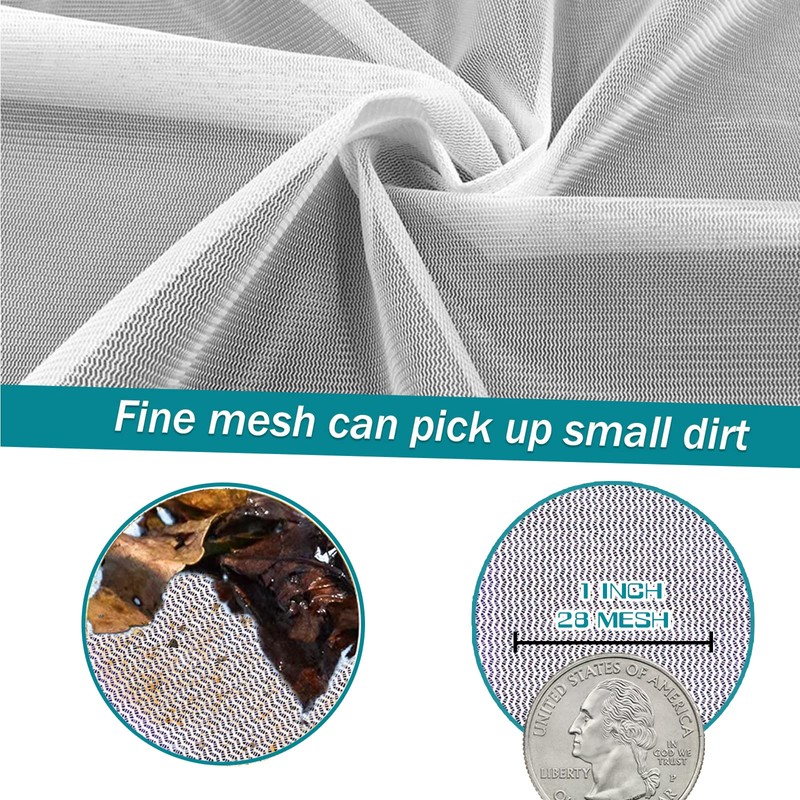 POOLWHALE Professional Pool Skimmer Net, Heavy Duty Swimming Leaf Rake