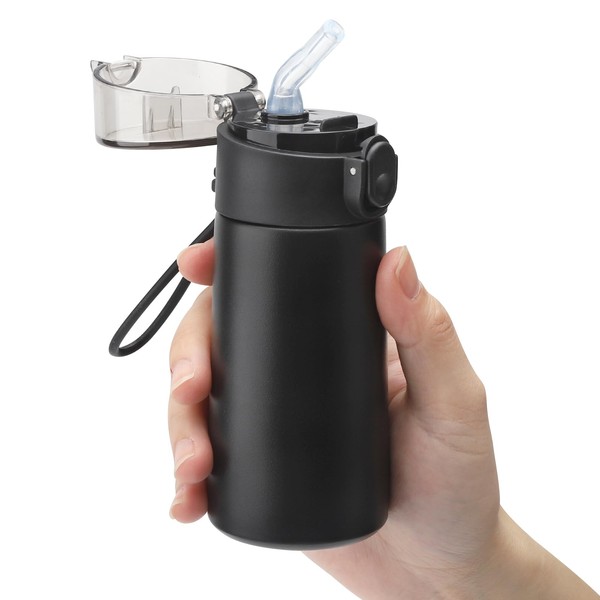 APOMOONS 150ml Small Flask, Mini Cute Insulated Small Water Bottle
