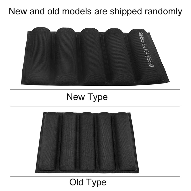 Moldes de Pan de Forma Oblonga de Silicona Baguette Pan