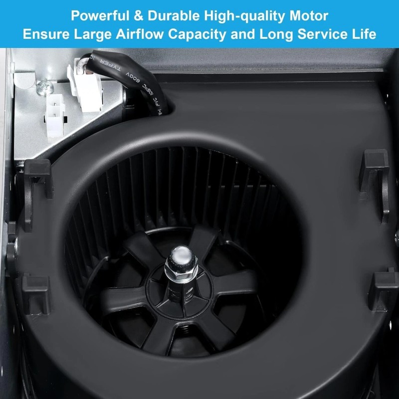 JOEAONZ Bathroom Exhaust Fan with Light 110 CFM Energy Saving