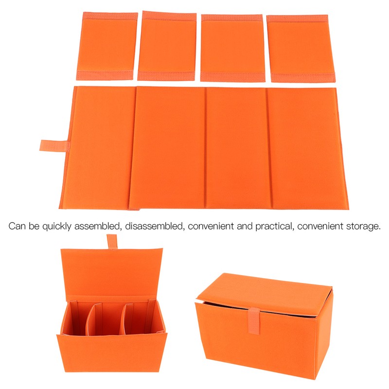 Camera Bag Waterproof Dustproof Detachable Shockproof SLR Camera Lens BagOrange