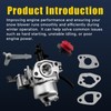 Memiuyelay Carburetor Carb Kit Fit for YardMax YB5765 22" 6.5HP