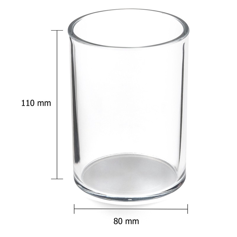 OSCO Clear Acrylic Round Pen Pot