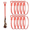 10pcs Drain Cleaner Spiral Sticks, 25 in Ergonomic Handle Pipe