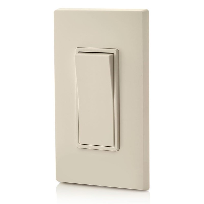 Leviton Decora 3-Way 15 Amp Switch, 05603-H2T, Light Almond
