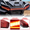SAUTVS Tail Lights for Polaris RZR XP 1000 2024+, Red