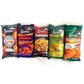 Lourdes 5-Pk Lourdes Tostaditas Assorted Flavors / Lourdes Tostaditas Varios 220g/7.7oz