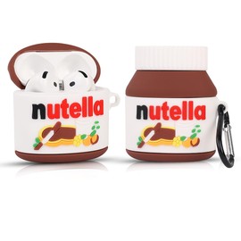 Suublg Case for AirPods 4th Generation Earbuds (2024) with Carabiner, Silicone Charging Protective Cover with Cute Skin Design for AirPods 4 Wireless Headphones