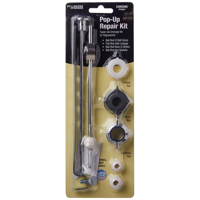 PF WaterWorks PF0907 Pop-Up Drain Repair Kit - Threaded Adjustable