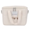 Diaper Shoulder Bag Oxford Cloth Large Capacity Embroidery Bear Pattern