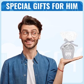 HAPPYPOP Fuzzy Gifts For Him - Funny Dad Gifts From Son Daughter, Funny Father Socks