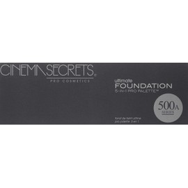 CINEMA SECRETS Pro Cosmetics Ultimate Foundation 5-In-1 Pro Palette, 500A Series