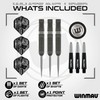 WINMAU Darts Callisto 24g 90% Professional Tungsten Steel Tip Darts