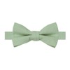 BELLUNO Solid Bow Tie Pre-Tied for Men and Boys, Cotton