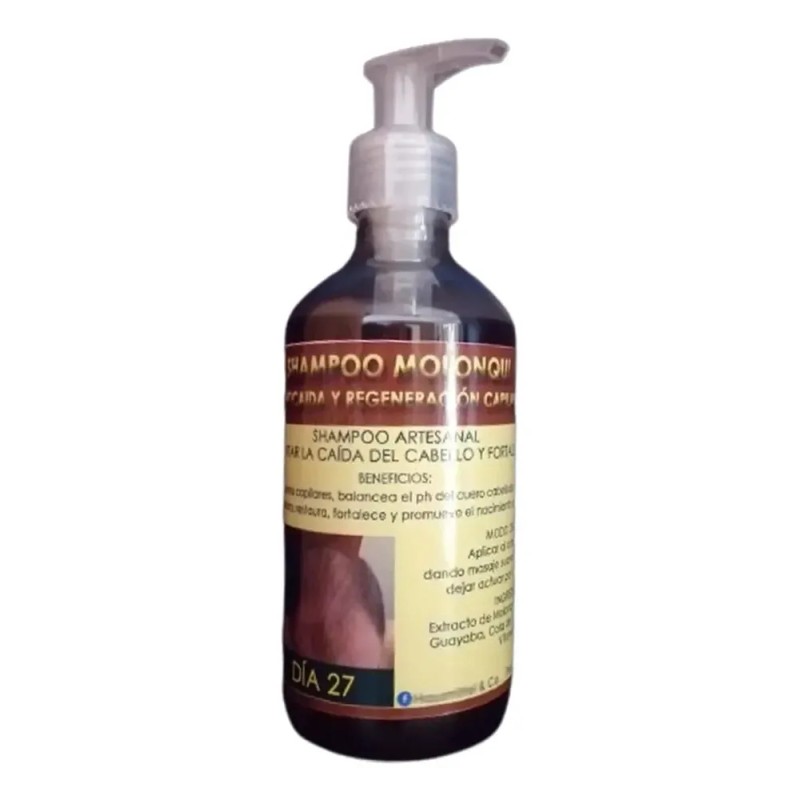 2 Shampoo Molonqui Hm 240ml Anticaída
