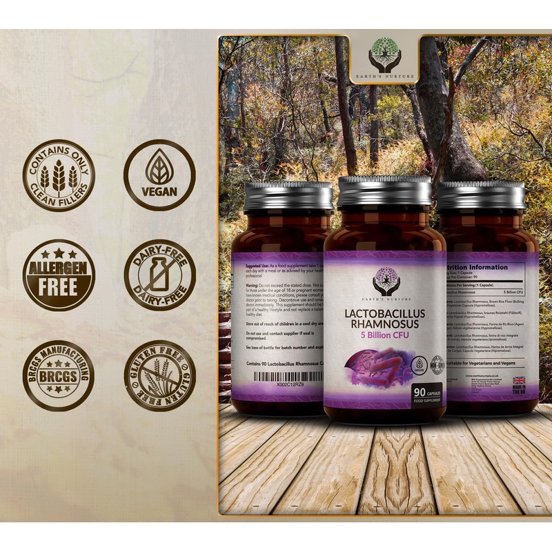 EN Lactobacillus Rhamnosus | 90 High Strength Rhamnosus Probiotic Capsules