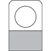 1-1/4" X 7/8" Round Hole Adhesive Hang Tabs 1000/Pack