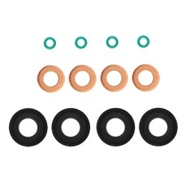 Fuel Injector Seal Washer O-Ring Set For LAND ROVER Defender LR037698,1233683, 1233684, 1233685, 1314368, 1335799 - AUTORCE