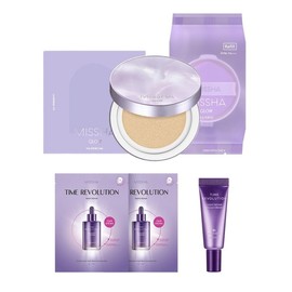 Missha Glow Layering Fit Cushion Set+Gift / 미샤 글로우 레이어링 핏 쿠션 세트+기프트