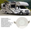LED Cabin Light 12V‑24V Interior Dome Light Universal Fit for