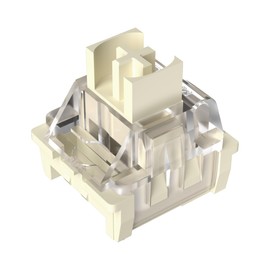 MageGee Gaming White Elephant Customized Linear Keyboard Switches - 110pcs, Pre Lubed 3 Pin 50gf Key Switches for Mechanical Gaming Keyboard