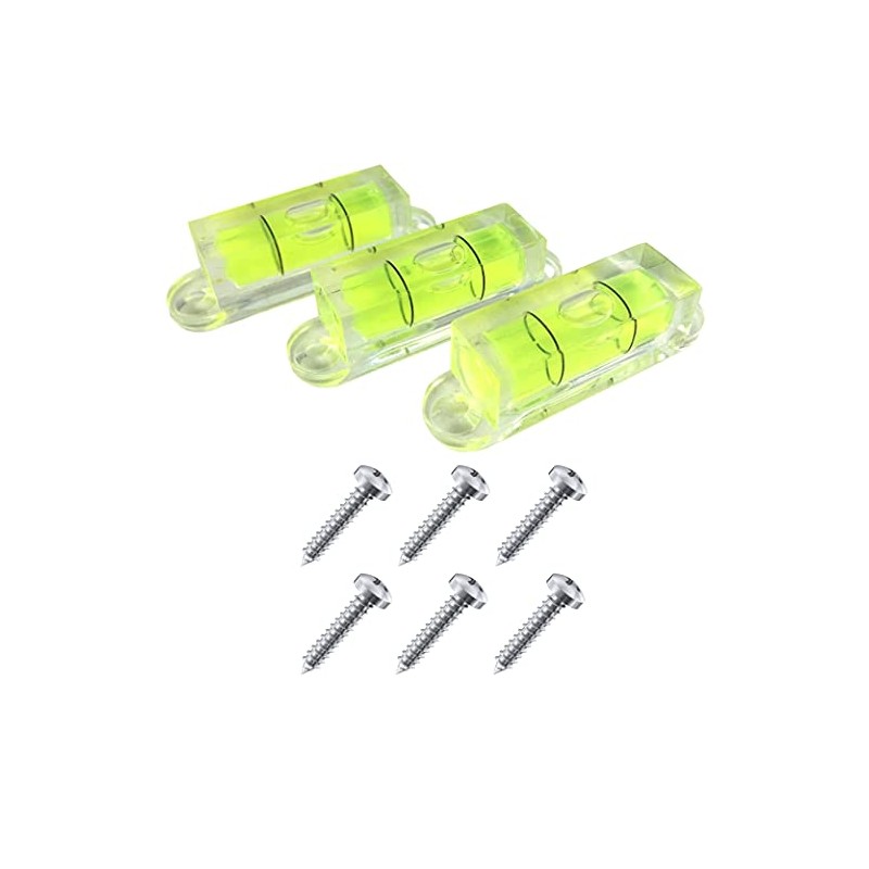 Taskar Mini Bubble Spirit Level Screw On x 3 28mm