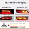 PGTOPONE Upgrade LED Rear Bumper Reflectors Light Fog Brake Tail