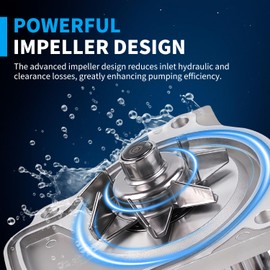 TUUMOND Engine Water Pump Fit for Chevrolet Sonic 2012-2020 LS/LT/LTZ/Premier/RS/Eco, Buick Encore 2013-2021 Base/Essence/Preferred/Premium/Sport Touring Convenience/Leather 1.4L L4 Replaces# AW6662