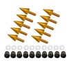 Windshield Spike Bolts Set, Windshield Wind Screen Screws, Qiilu Windshield