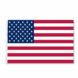 3x5 American Flag 3'x 5' FT American Flag U.S.A U.S. United States Stripes Stars Brass Grommets