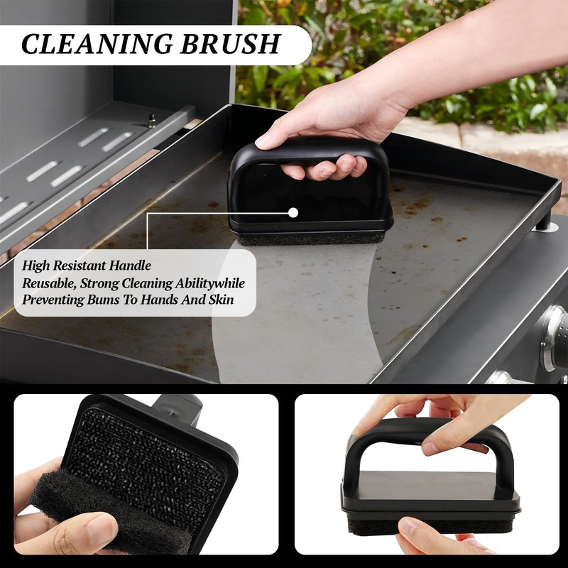 heluqu 14 Pcs Griddle Cleaning Kit for Blackstone, Flat Top