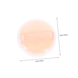 Baluue 3 Sets Portable Powder Box Refillable Makeup Holders with Puff Compact and Durable Design for Application Anywhere for Travel and Everyday Use