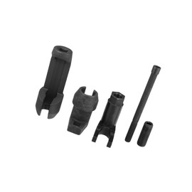 Motoforti Car Engine Fuel Injector Socket Set,Fuel Injector Removal Tool,for Ford 6.7L for Powerstroke Diesel F-250 2011-2018,Metal,Silver Tone