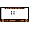 Unbranded License Plate Frame Stainless Steel Vinyl Lettering FOR IOWA