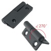 ITROLLE 2PCS 50x36x2mm Black Lift Off Hinge Stainless Steel 304