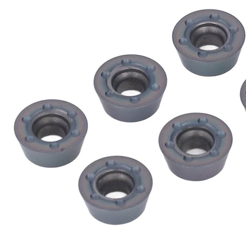 10 Pcs Lathe Carbide Blade Round Wood Turning Cutter High