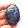 Manekieko Natural Sodalite Worry Stones Oval Palm Pockets Healing Crystal