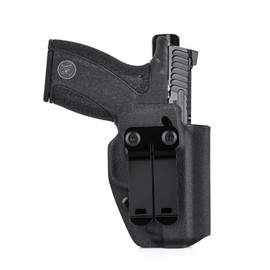 IWB KYDEX Holster Fit: Smith & Wesson Bodyguard 2.0-380 S&W Bodyguard 2.0 Holster - 2.75" Barrel Pistol | Inside Waistband Concealed Carry | Right Hand Draw, Black