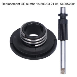 Verdant Touch Oil Pump Piston Plunger Worm Gear Kit 540057901 for Husqvarna 435 440E 445 450E 340 345 350 Chainsaw Oil Piston Plunger