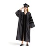 GRADWYSE Doctoral Cap and Gown 2024 Golden Tassel for PhD